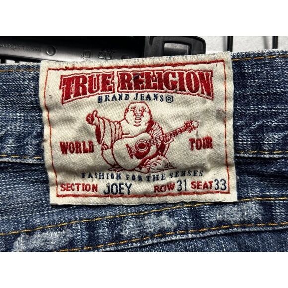 MENS TRUE RELIGION JOEY Big T Jeans 31 x 33 - Picture 10 of 10